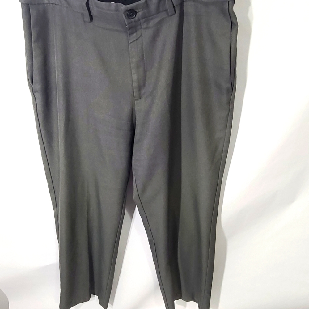 Haggar Men's Size 38 X 29 Dark Gray Dress Pants Slacks Trousers Office Career